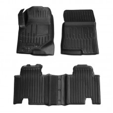 3D килимки для Ssang Yong Grand Musso 2 (2018-...) з бортиками 30 мм (Stingray)