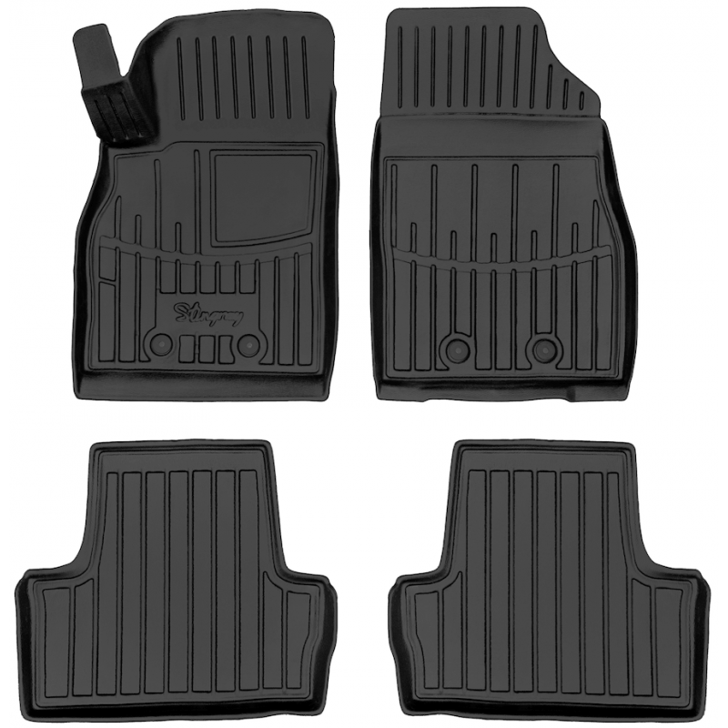 3D килимки для Chevrolet Volt І (2010-2015) з бортиками 30 мм (Stingray)