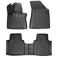 3D килимки для MG HS (2024-...) (gasoline) з бортиками 30 мм (Stingray)