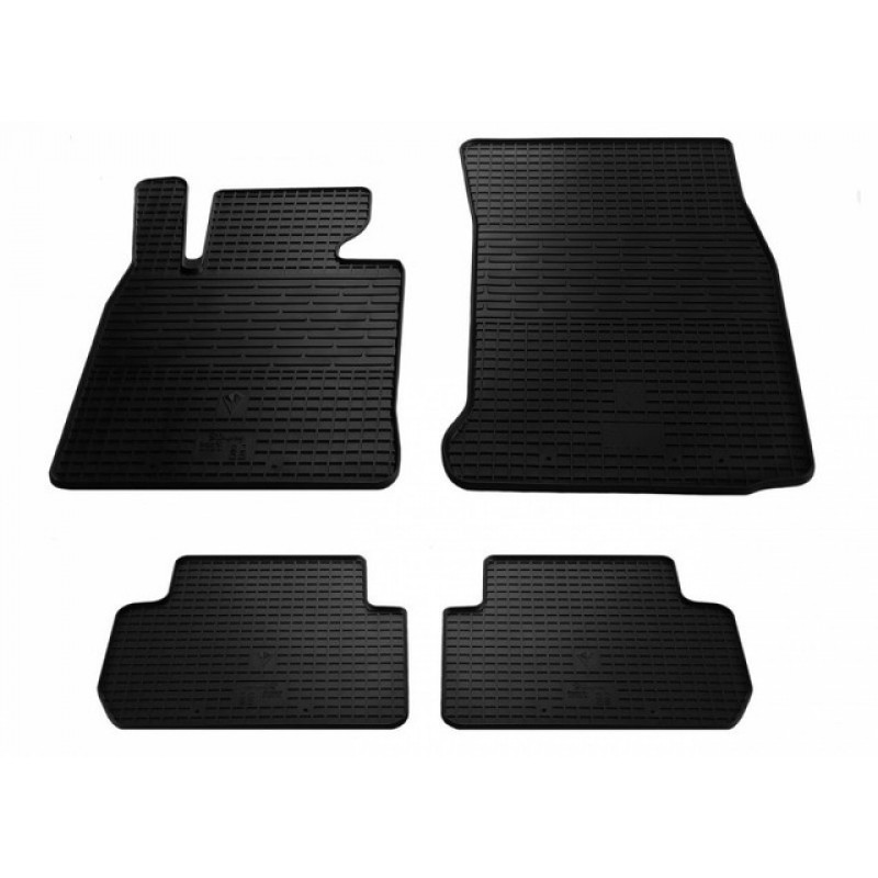 Гумові килимки в салон для BMW 3 (Е46) (1998-2006) комплект з 4 штук (Stingray)