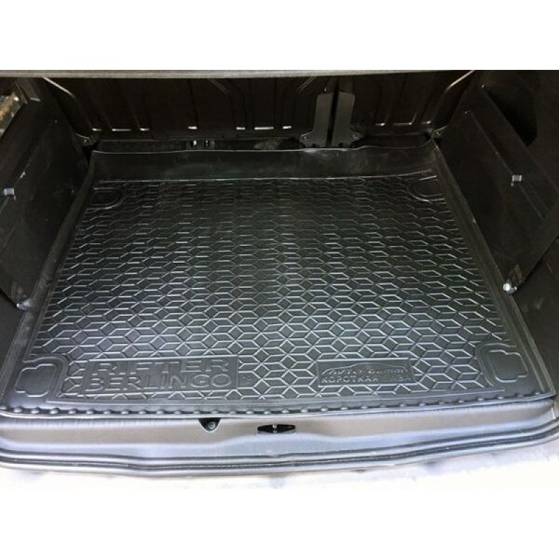 Килимок в багажник для Peugeot Rifter 2019-/Citroen Berlingo 2019- коротка база (Avto-Gumm)