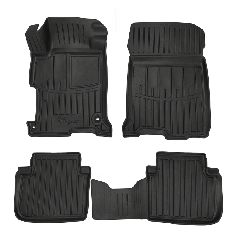 3D килимки для Honda Accord IX (2013-2017) з бортиками 30 мм (Stingray)