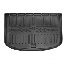 Килимок в багажник для Kia Soul EV (2014-2019) з бортиками 30 мм (Stingray)