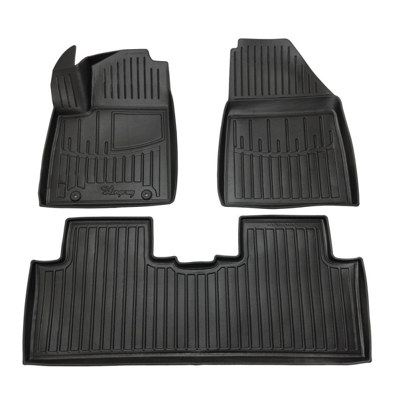 3D килимки для BYD YUAN UP (2024-...) з бортиками 30 мм (Stingray)