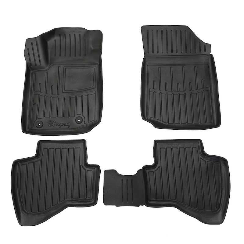 3D килимки для Toyota Aygo (2014-...) з бортиками 30 мм (Stingray)