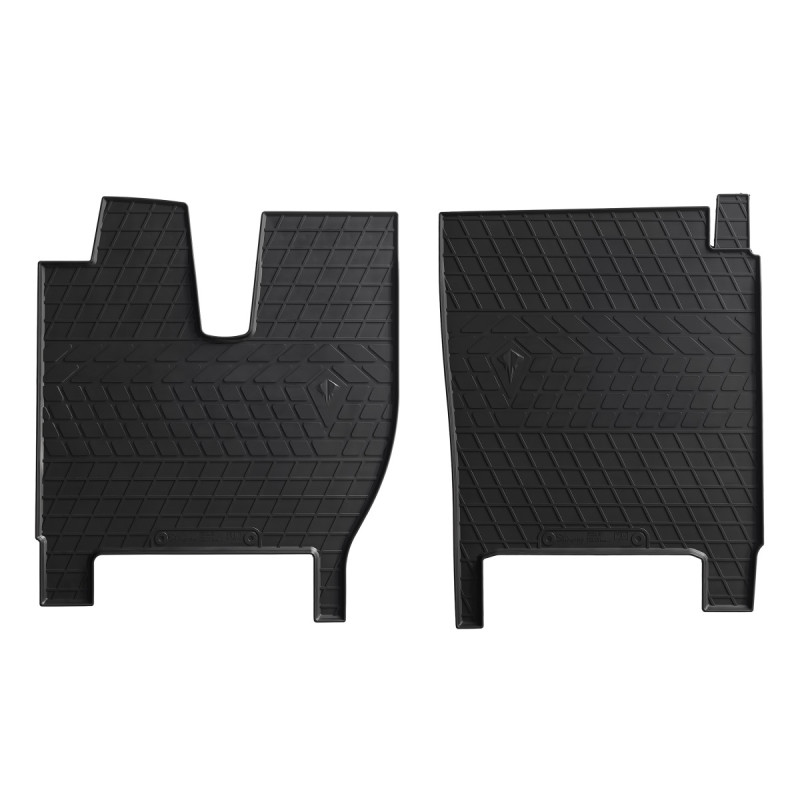 Гумові килимки в салон для Iveco S-WAY (cabin AS) (2025-...) комплект з 2 штук (Stingray)