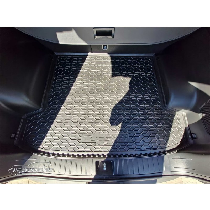 Килимок в багажник для Hyundai Tucson (NX4) (2021-...) USA (hybrid) (AVTO-Gumm)