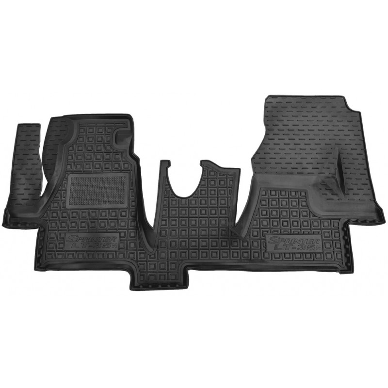 Коврики в салон Mercedes Sprinter (W901/905) 95-/Volkswagen LT35 96- суцільний КПП з підлоги (Avto-Gumm)