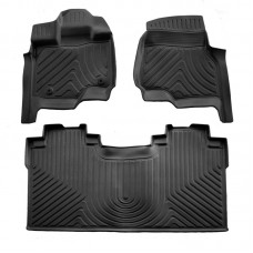 3D килимки для Ford F-150 Lightning (2022-...) з бортиками 30 мм (Stingray)