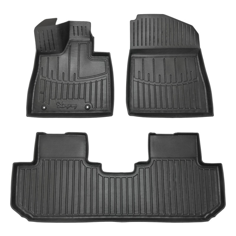 3D килимки для BYD Tang L (2025-...) з бортиками 30 мм (Stingray)