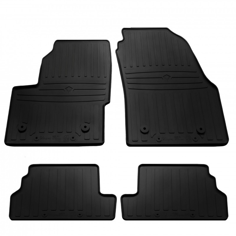 Гумові килимки в салон для Lincoln MKC (2014-2019) комплект з 4 штук (Stingray)