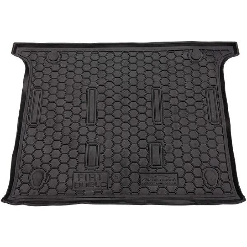 Килимок в багажник для Fiat Doblo 2010- 5 місць (Avto-Gumm)