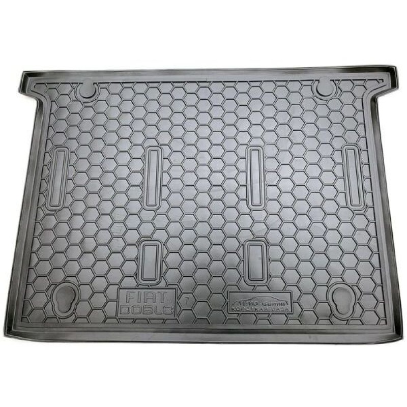 Килимок в багажник для Fiat Doblo 2010- 7 місць (Avto-Gumm)