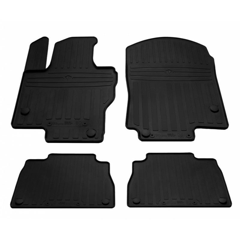 Гумові килимки в салон для Mercedes Benz W167 GLE (2018-...) комплект з 4 штук (Stingray)